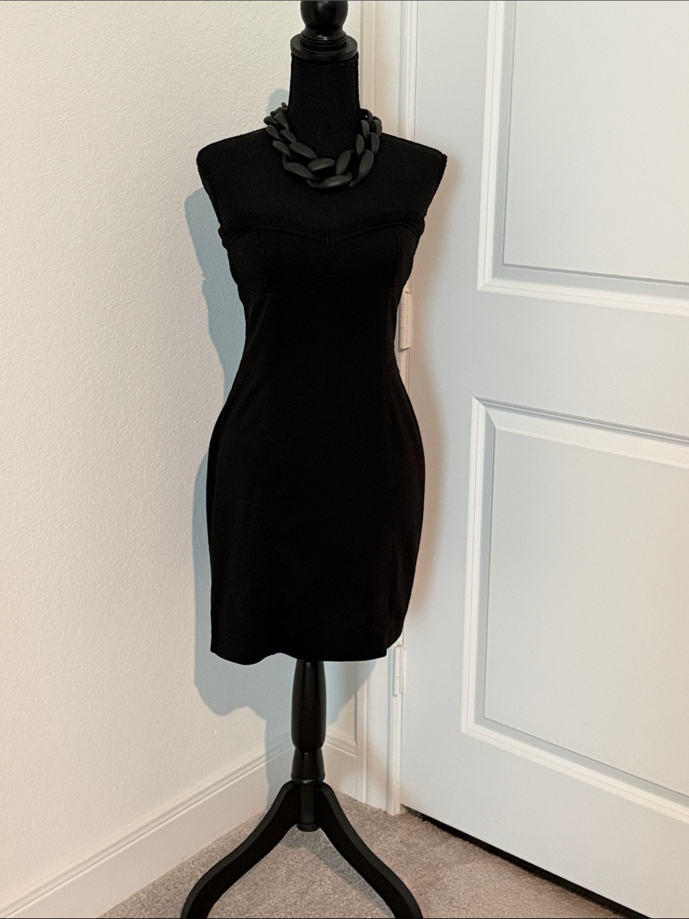 Strapless Little Black Dress - Sleek Women's Cocktail Dress